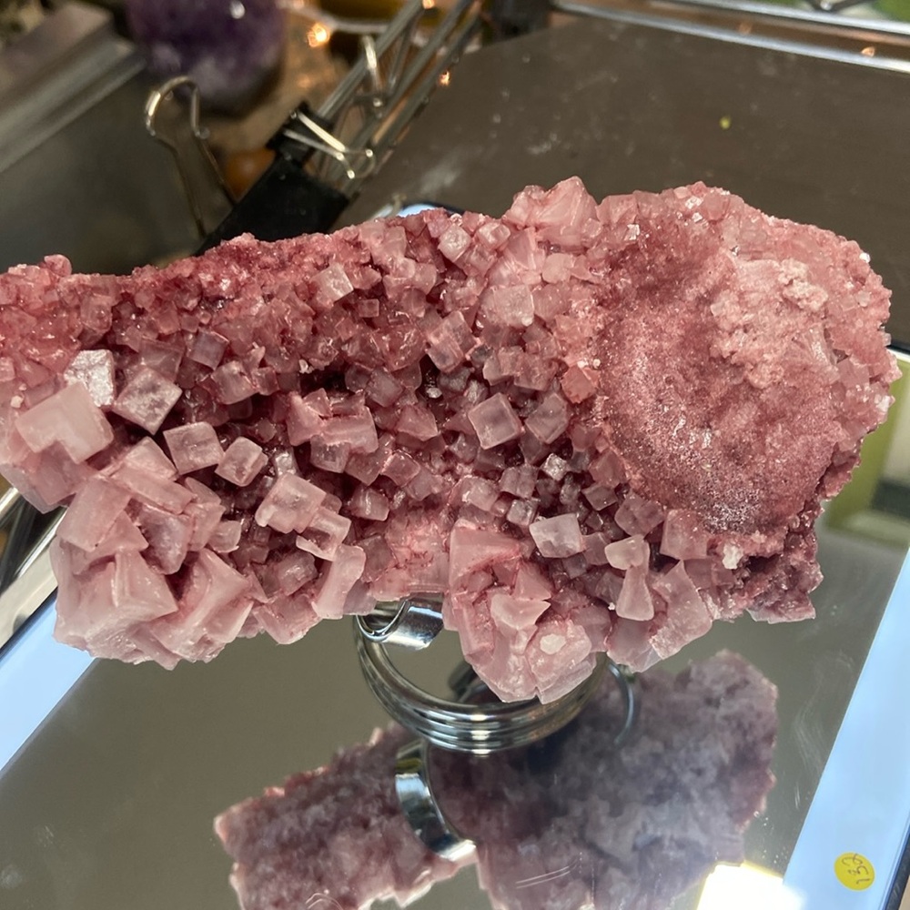 Beautiful Deep Ruby Pink Halite 5"1/2 x 3"